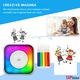 Imprimanta termica portabila, Mini imprimanta portabila, imprimanta autocolanta fara cerneala, mini imprimanta termica fara fir Bluetooth compatibila cu iOS + Android pentru jurnal, memo, fotografie, imprimare Pod Cadouri pentru fete Copii