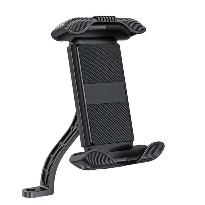 Kerékpártelefon tartó, MAONIISHOP, 360°-ban elforgatható, fekete