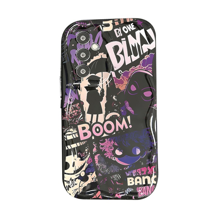 Калъф за телефон, модел на вълни, силикон, анимационен дизайн, за Samsung Galaxy A54 5G