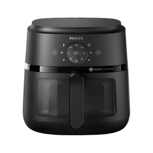 Friteuza cu aer cald Philips Airfryer Seria 2000 NA230/00, Compact Digital, 1700 W, capacitate 6.2 l / 0,8 kg, afisaj digital, fereastra, 13-in-1 functii de gatire, 9 programe pres