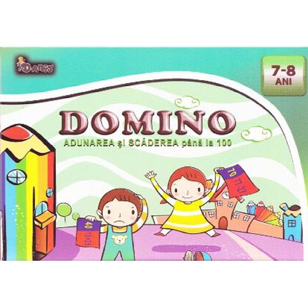 Domino - Adunarea si scaderea pana la 100 (7-8 ani)