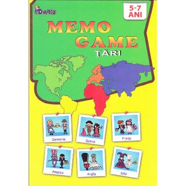 Memo Game - Tari (5-7 ani)