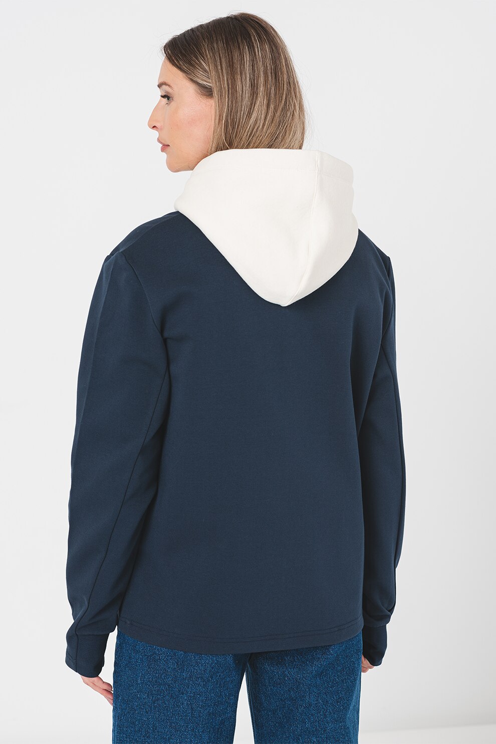 Pepe Jeans London, Jacheta unisex cu logo discret, Bleumarin, S