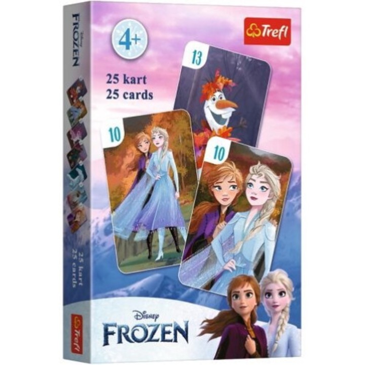 Set 25 carti de joc, Frozen, 4+ ani