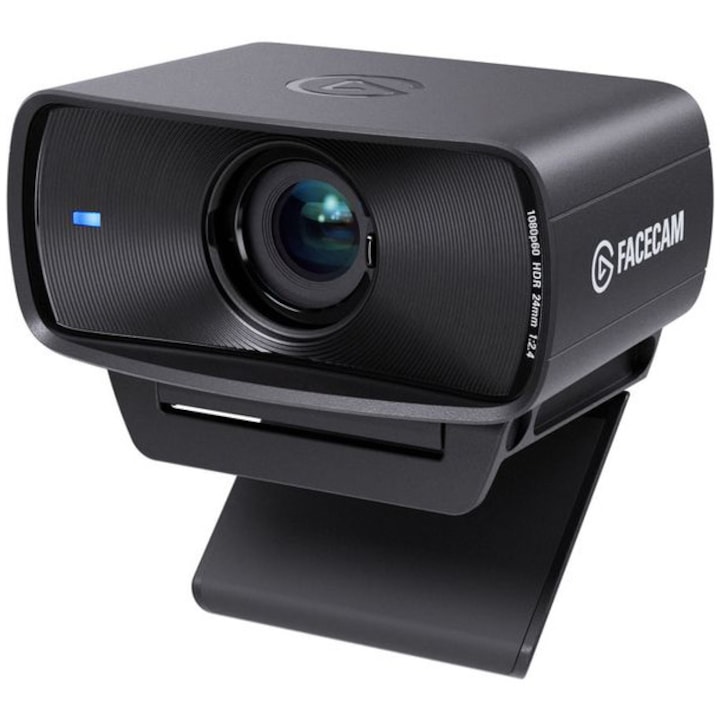 Уеб камера Elgato Facecam MK.2 – Full HD 1080p60, Поточно предаване с ултра ниска латентност, Професионална производителност при слаба светлина, Активиран HDR, Реалистични цветове, DSLR – за Zoom/Teams, YouTube, PC/Mac