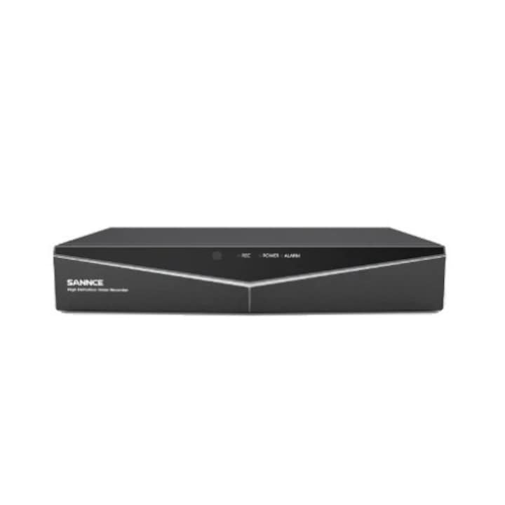 Sistem Supraveghere 8 Camere Bullet HD 720P, IR 20m, DVR 8 Canale Video/1 Canal Audio - Inregistrare si Vizualizare pe Telefon/Tableta/Calculator