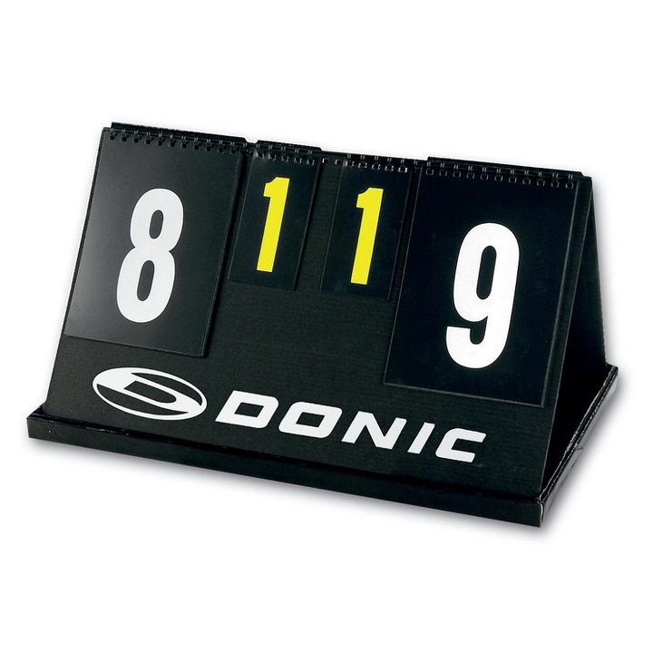 Tabla de scor tenis de masa Donic Match, Negru