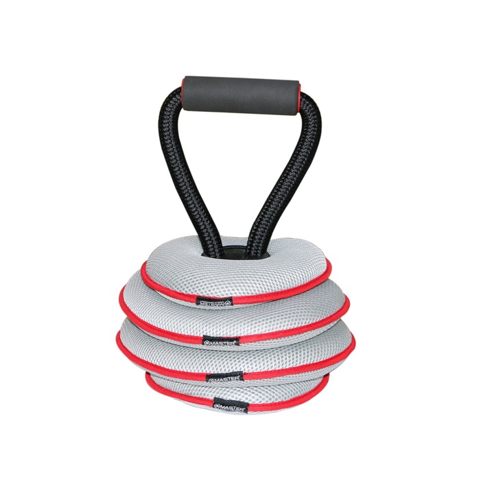 Gantera Reglabila Master, 0.5-9.5kg, Triunghiular, Multicolor, Plastic