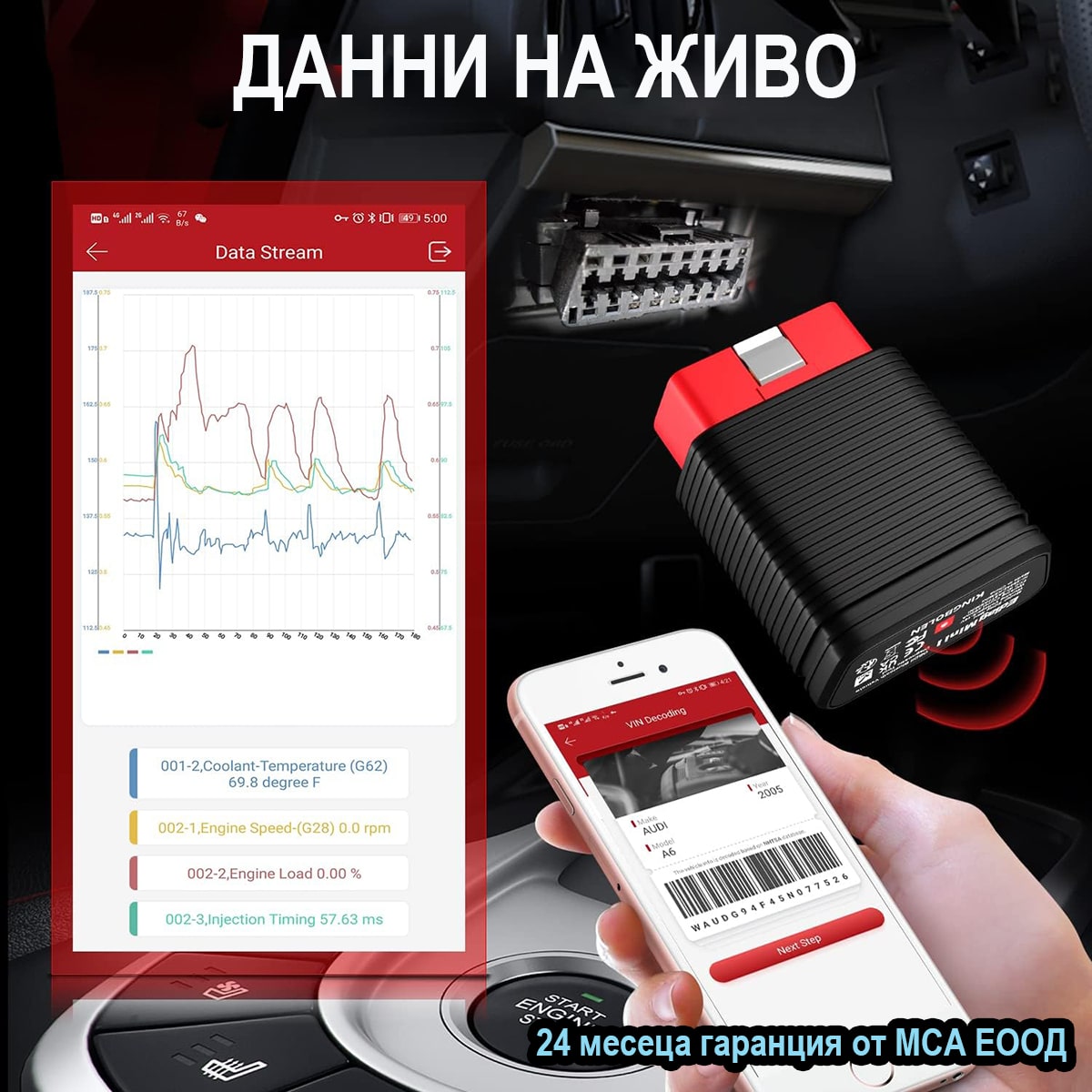Mini Emag Aвтомобилна диагностика KINGBOLEN EDIAG MINI - eMAG.bg