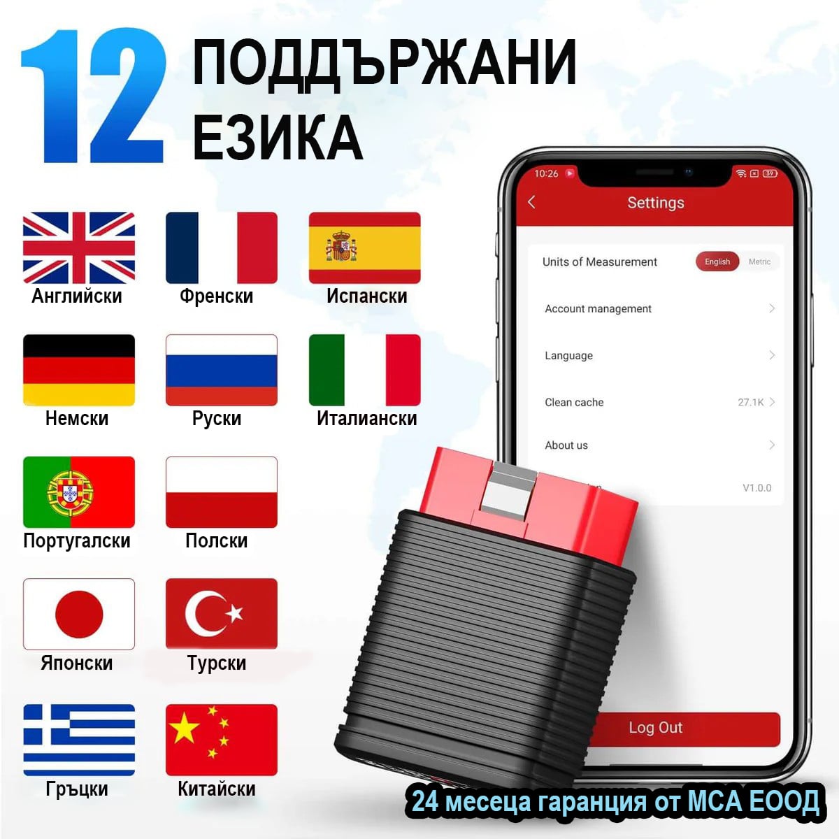 Mini Emag Aвтомобилна диагностика KINGBOLEN EDIAG MINI - eMAG.bg