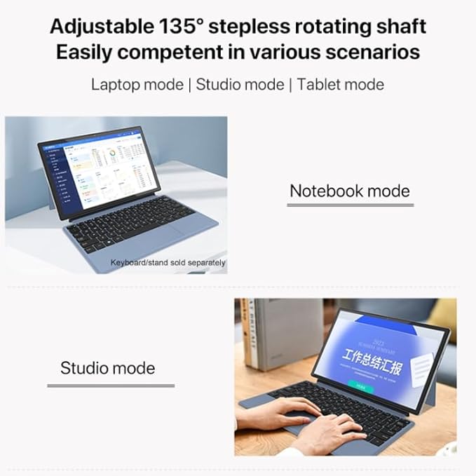 Tableta Lipa Jumper V10 8 - 256 GB - Tableta Windows - 256 GB stocare - 8 GB RAM - Windows 11 Home - HD - Micro HDMI - Dual Wifi - 10, 1 inch - Conector magnetic pentru tastatura & Difuzoare duale