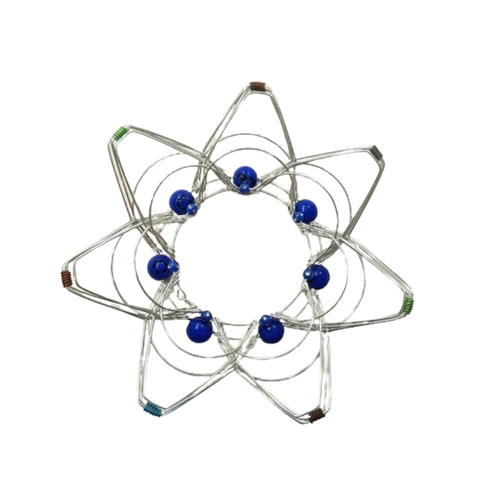 Kozmikus virágos játék, stresszoldó, interaktív, fém