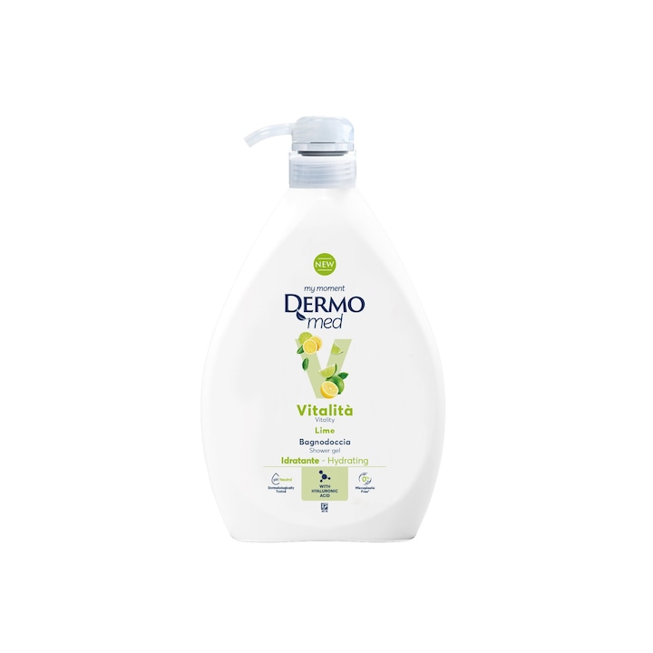 Gel de dus Dermomed cu lime, 1000ml