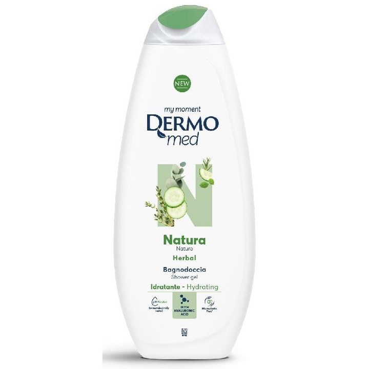 Gel de dus dermomed natural herbal 650ml