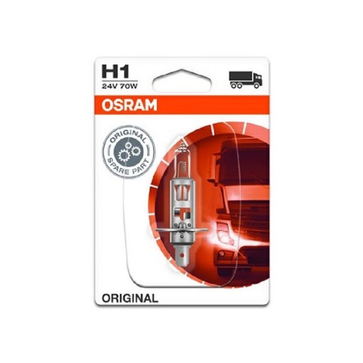 Bec H1 Osram, 24V, 70W, P14,5s