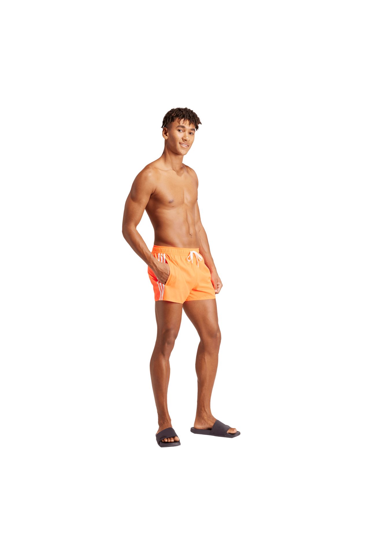 Sort de baie pentru barbati, adidas, 3S CLX SH VSL, Portocaliu