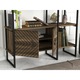 Biblioteca, UnicUtil®, Biblioteca Living Modern Zen, 120 x 39 x 180 cm, Mobila Living din PAL Melaminat Durabil, Rafturi Biblioteca cu Design Modern si Elegant, Organizare si Depozitare Carti, Documente si Obiecte Decorative, Maro
