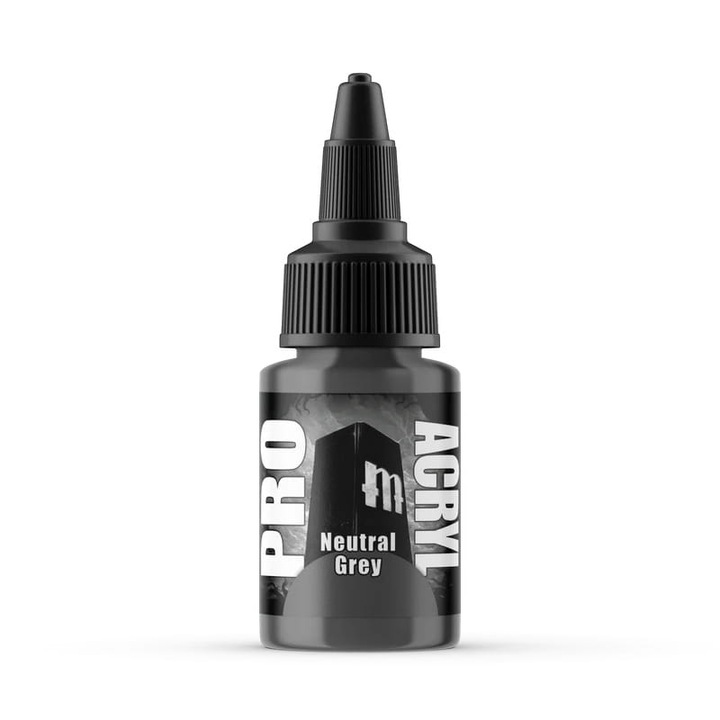 MPA-075 Neutral Grey Pro Acryl akril festék, Monument Hobbies, 22 ml