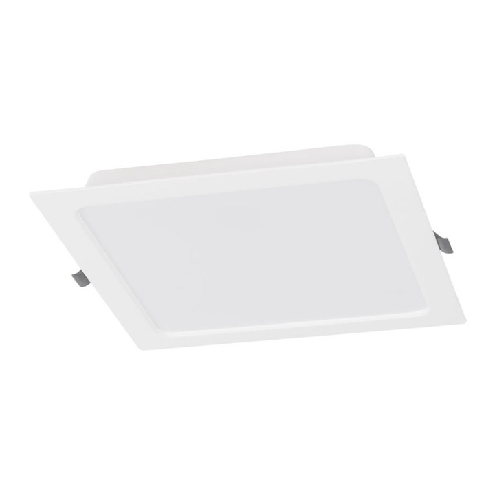 Spot led patrat plastic 12w ip44 85lm/w, homelight