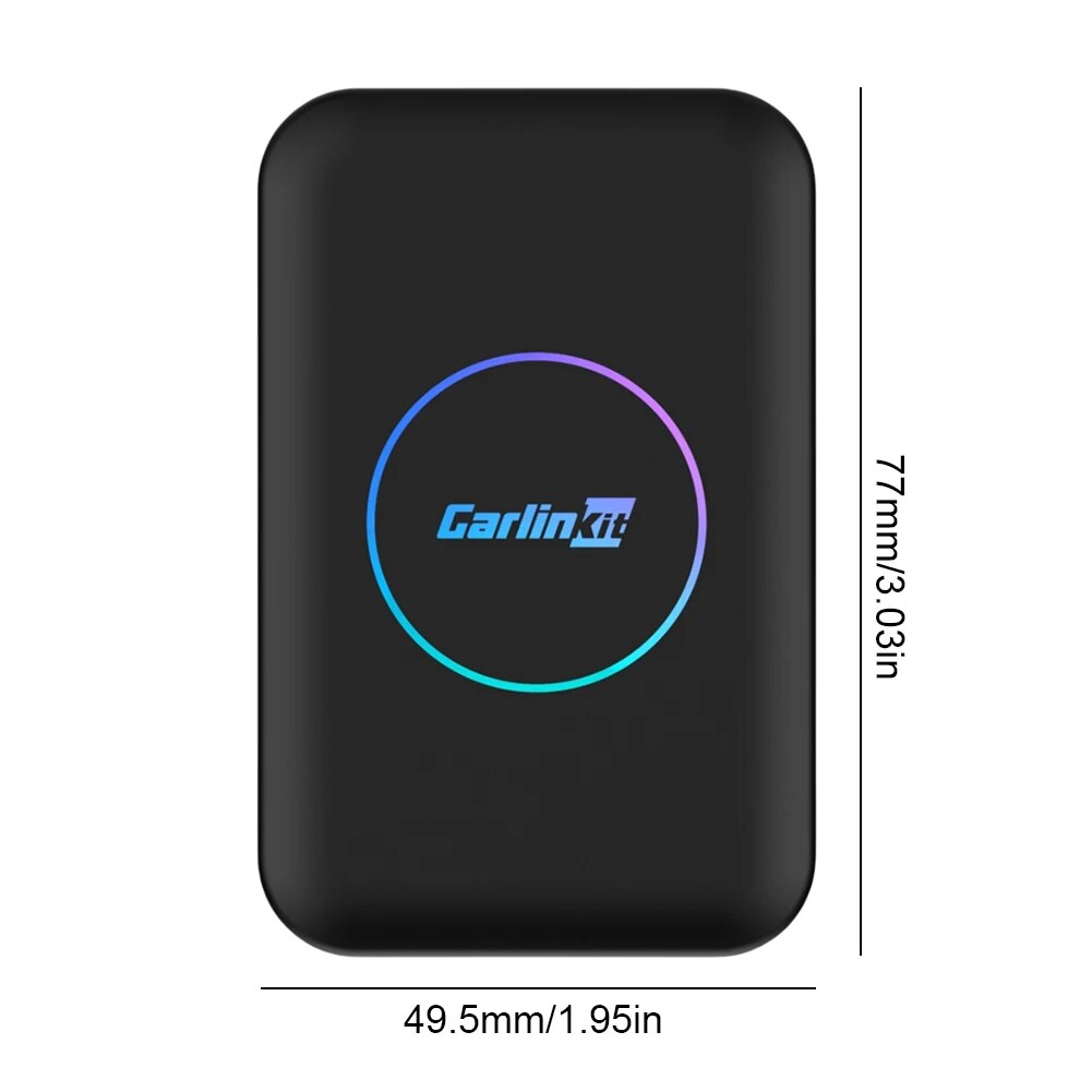 Adaptor Wireless CarPlay Android Auto AI Box 2024 CarlinKit Android 10 ...