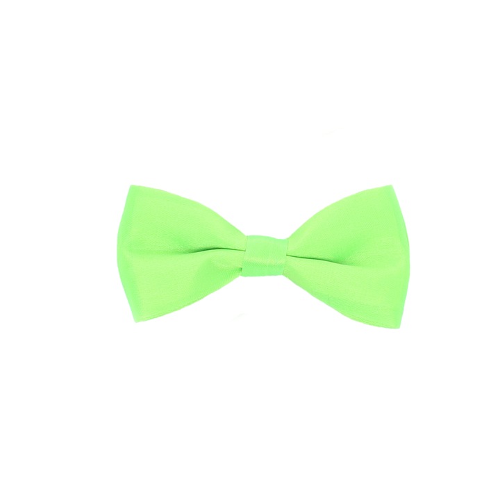 Papion pentru copii, Buticcochet, 9x5 cm, model uni, Verde aprins - PAPC279