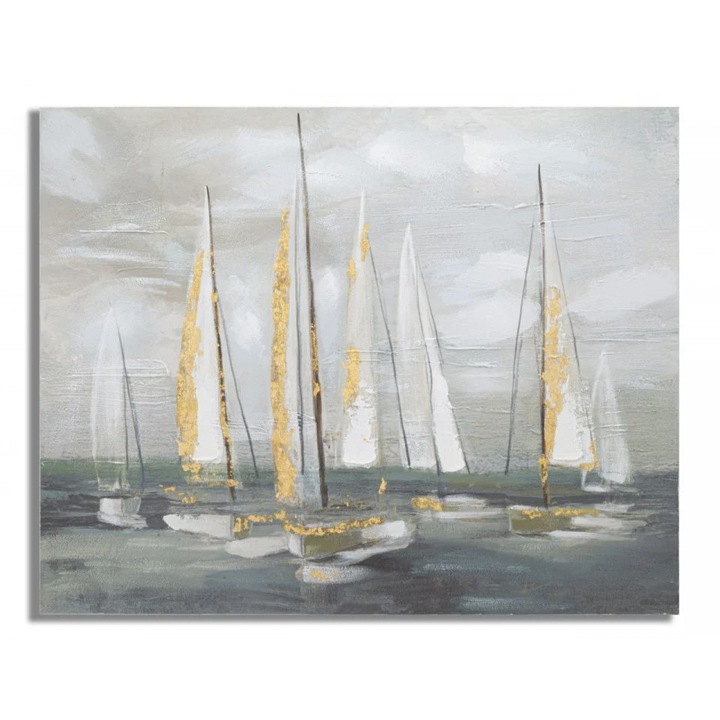 Tablou barca 100x2,8x80, 2 x 100 x 80