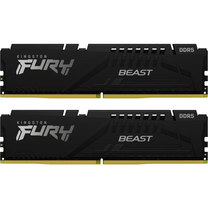 Kingston FURY DDR5 メモリ 32G(16×2) Memorii Kingston FURY Beast, 32 GB 2x16GB, DDR5, DIMM, 6800 MHz