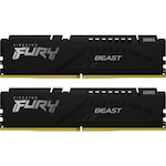 Memorii Kingston FURY Beast Black, 16 GB 2x8GB, DDR5, EXPO, 6000