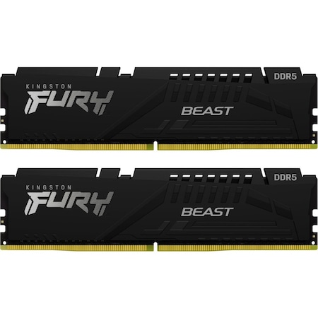 Memorii Kingston FURY Beast Black, 16 GB 2x8GB, DDR5, EXPO, 6000