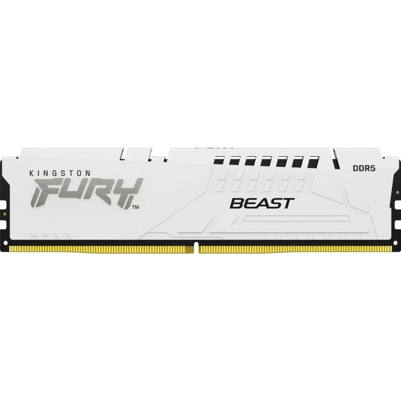 Memorie Kingston FURY Beast White, 16 GB, DDR5, DIMM, XMP, 6800