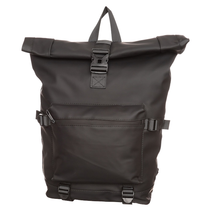 Rucsac, geanta Enjoy, negru, 100% poliuretan, 29 × 12 × 44 cm