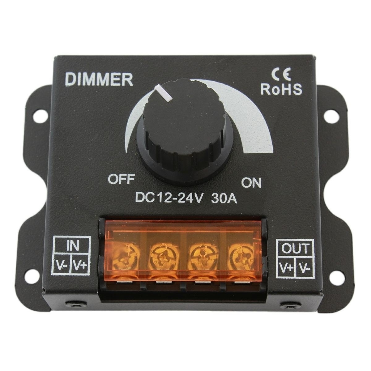 Dimmer rotativ manual, Zola, pentru reglarea lina a luminii LED