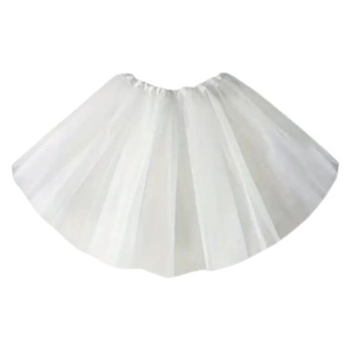 Felnőtt balett tüll szoknya fehér, 1db