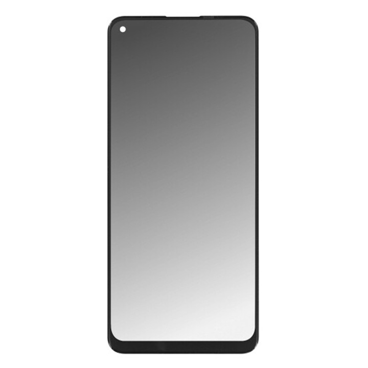 Екран със сензор и рамка, съвместим с Realme 8 5G (RMX3241), (20127), черен