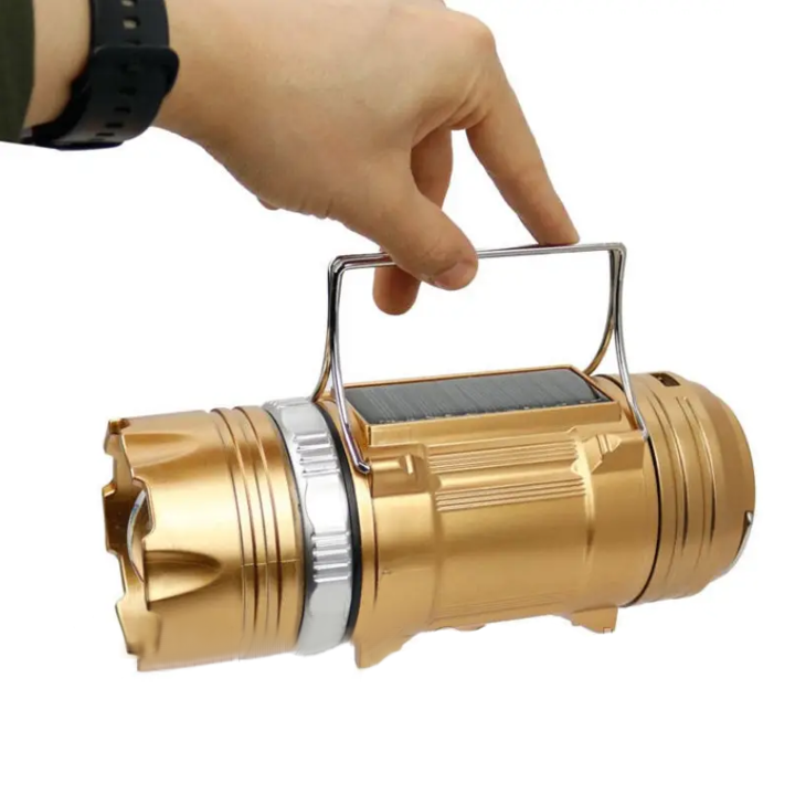 Lámpás típusú LED zseblámpa, GSH9699, 6W, 8LED, 3 világítási mód