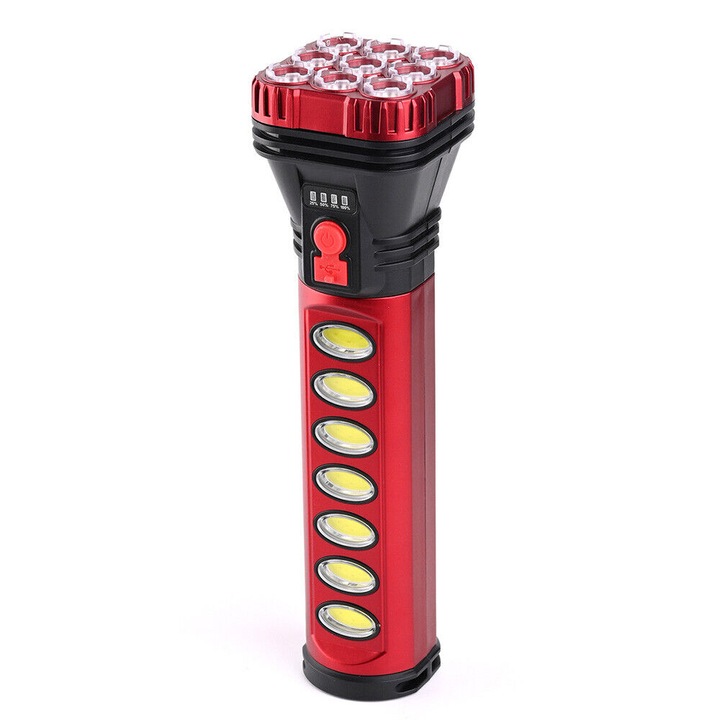 LED фенер HB7071, 18W, 5 режима на светене, соларно зареждане