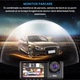 Camera video auto tripla de bord, WIFI, Full HD 1080P, 3 Lentile, Unghi inregistrare 170°, IPS Display 2", Super Night Vision, auto Loop Recording, G-sensor, Dare4U, 4K, Tahograf, camera fata, camera spate, camera interior