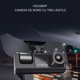 Camera video auto tripla de bord, WIFI, Full HD 1080P, 3 Lentile, Unghi inregistrare 170°, IPS Display 2", Super Night Vision, auto Loop Recording, G-sensor, Dare4U, 4K, Tahograf, camera fata, camera spate, camera interior