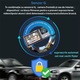 Camera video auto tripla de bord, WIFI, Full HD 1080P, 3 Lentile, Unghi inregistrare 170°, IPS Display 2", Super Night Vision, auto Loop Recording, G-sensor, Dare4U, 4K, Tahograf, camera fata, camera spate, camera interior