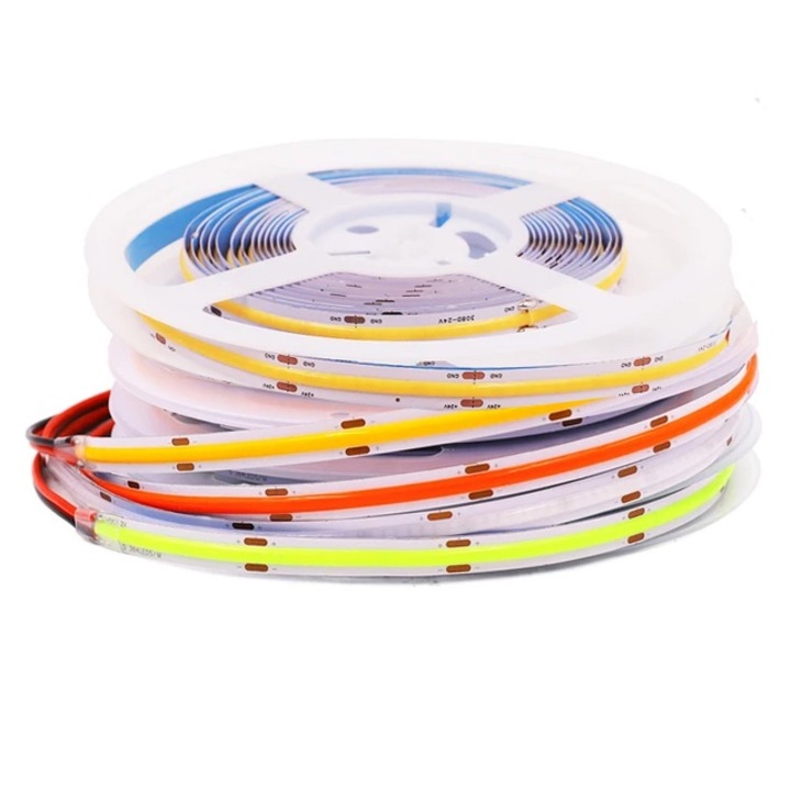 Banda LED COB 576 LED/m - Iluminat RGB, Exterior IP67 - Rola de 5 Metri, ElectroAZ