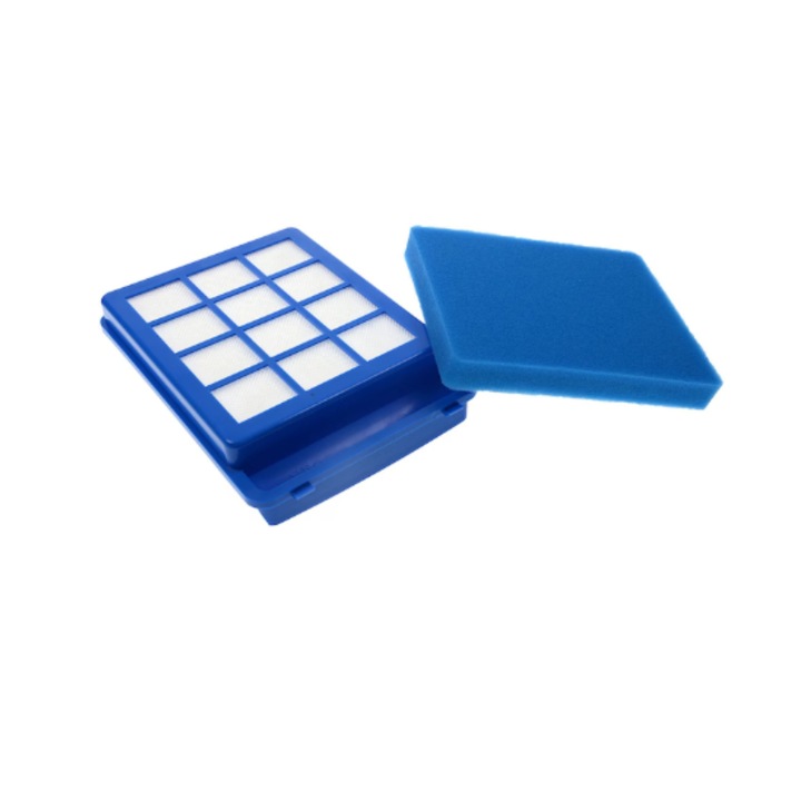 Kit filtru motot PAA-home®, 1 filtru pentru motor si 1 filtru burete compatibil cu aspiratoarele Philips PowerPro Ultimate FC9911 FC9911/01 FC9919/07 FC9920