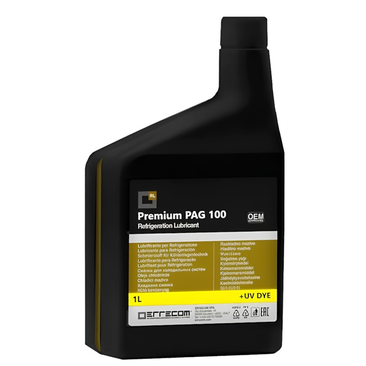 Olaj a klímaberendezéshez PREMIUM PAG 100 UV (ND9), 1 L