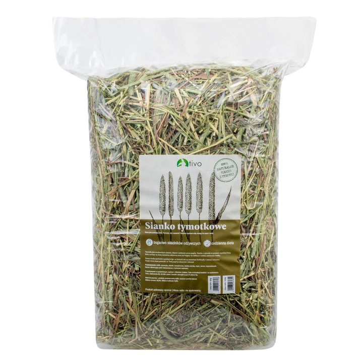 Fan natural pentru rozatoare, Timothy Hay, Tivo, 1 kg