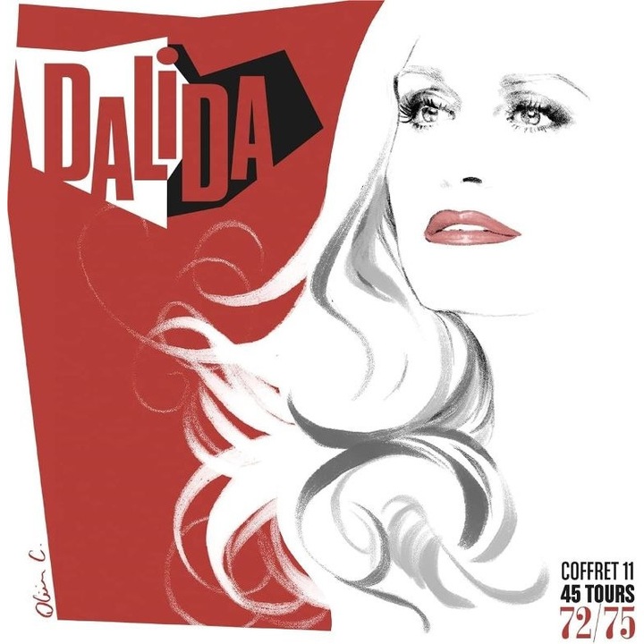 Dalida - Coffret 11 45 Tours 72/75 - 7"Singles Vinyl