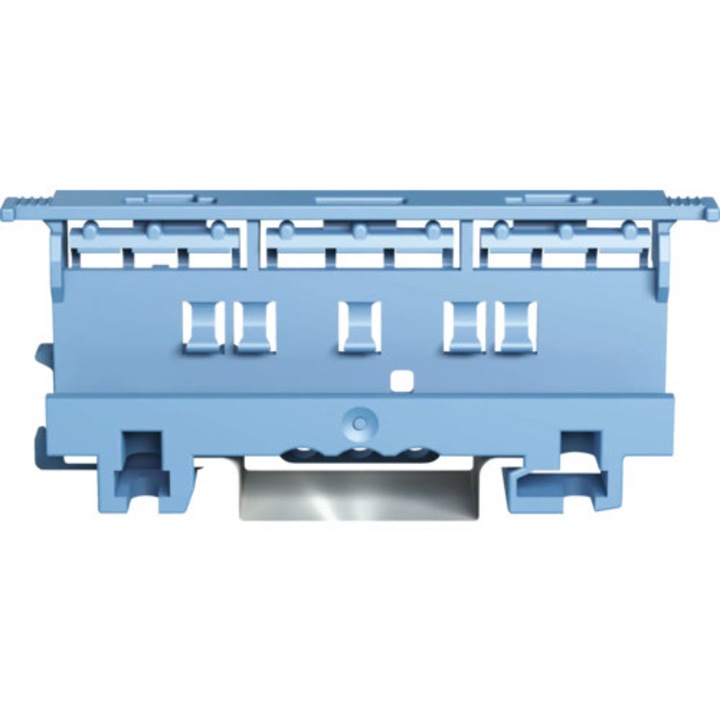 Suporti Pentru Cleme Legaturi Rapide Cabluri Wago Cu Prindere Pe Sina Tablouri Electrice, 10 Bucati (Gama 221-500)