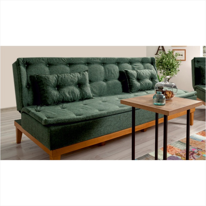 Canapea de 3 locuri, CP-0348, Verde, 184x80x80 cm