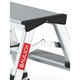 Scara pliabila, Baulich, aluminiu, 2x2 trepte, inaltime 41 cm, capacitate maxima 120 kg, compacta, argintiu, pentru uz casnic