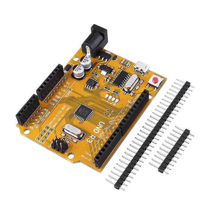 ΠΠ»Π°ΡΠΊΠ° Π·Π° ΡΠ°Π·ΡΠ°Π±ΠΎΡΠΊΠ° Arduino UNO R3 Ρ ATmega328P CH340G