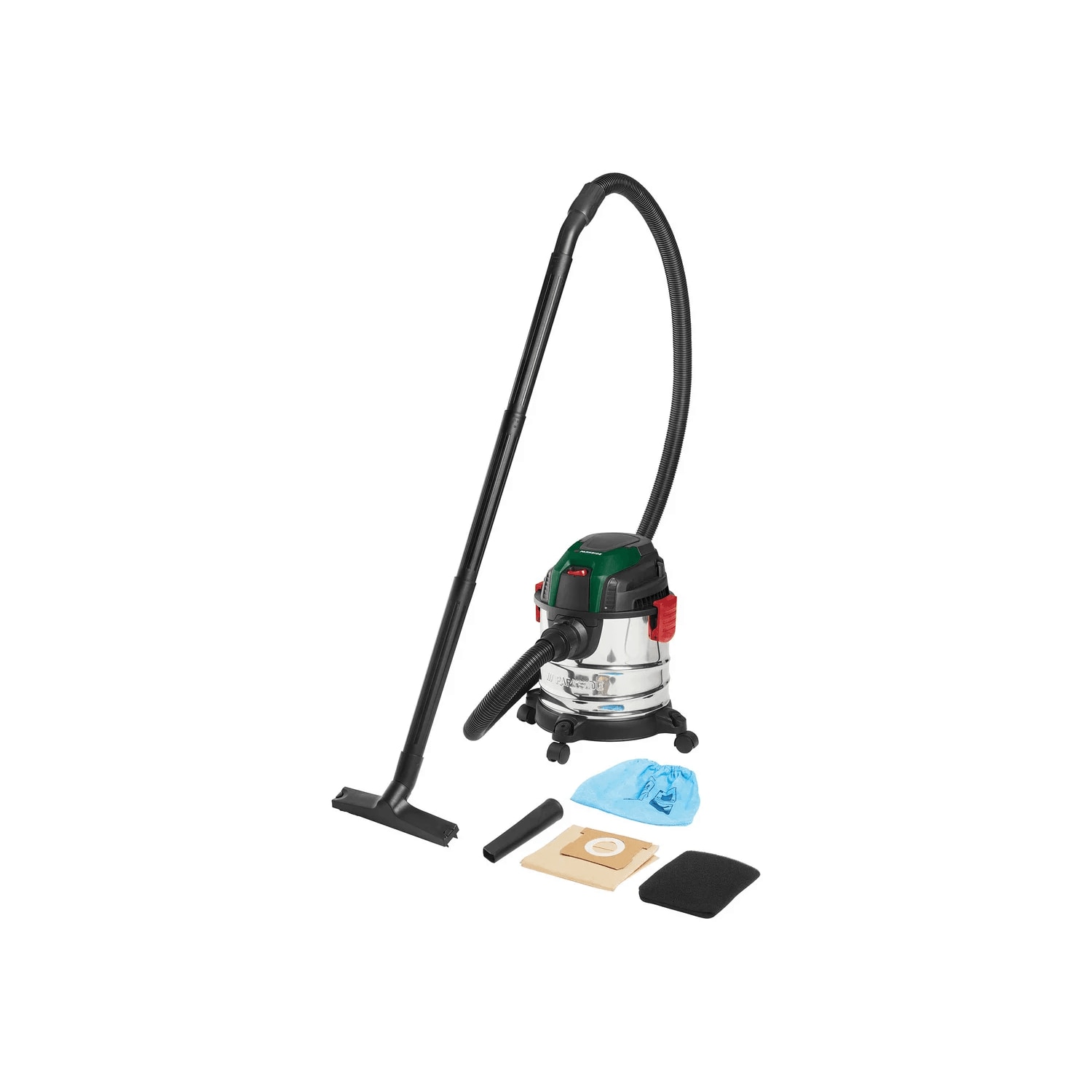 Aspirator Umed/Uscat Parkside PWD 12 B1, 1200W, 12l, Functie Blower, Verde