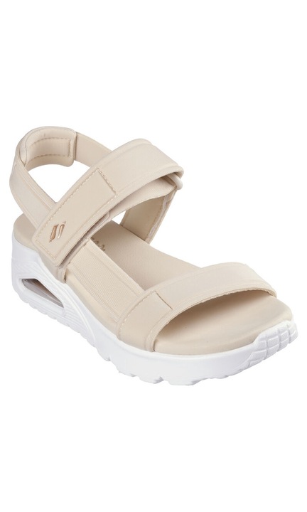 Skechers Skechers Uno Sandal Summer Stand2 119813-NAT tépőzáras natúrszínű női szandál